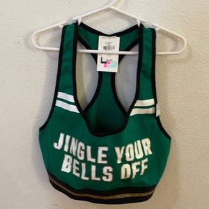 PINK Victoria’s Secret holiday sports bra